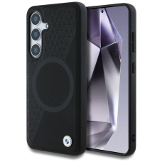 BMW Odinis Half Textured MagSafe Dėklas skirtas Samsung Galaxy S25 - Juodas