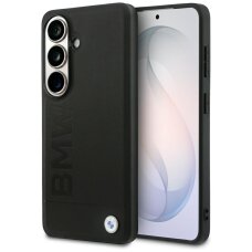 Samsung Galaxy S26 BMW Leather Hot Stamp MagSafe dėklas – juodas