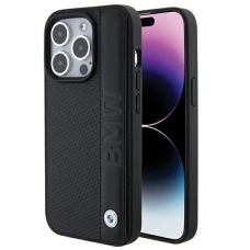 BMW Odinis Textured & Stripe iPhone 15 Pro Max Dėklas - Juodas