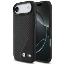 iPhone Air BMW M Carbon Line & Logo dėklas su MagSafe – raudonas
