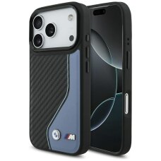 iPhone 17 Pro BMW M Carbon Logo dėklas su MagSafe – mėlynas iPhone 17 Pro BMW M Carbon Logo dėklas su MagSafe – mėlynas