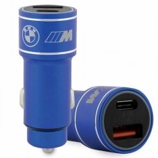 BMW M Edition Case Car Charger BMCCMUSBCB 20W PD QC 3.0 - blue