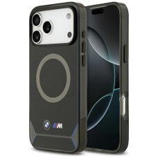 iPhone 17 Pro Max BMW M IML Metal Buttons & Logo MagSafe dėklas – mėlynas