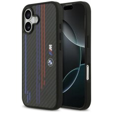 iPhone 17 dėklas BMW M Kevlar Lines & Logo su MagSafe – juodas