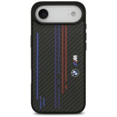 iPhone Air dėklas BMW M Kevlar Lines & Logo su MagSafe – juodas