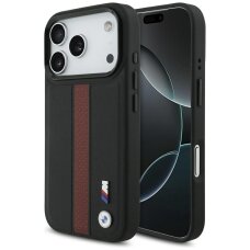 iPhone 17 Pro BMW M Perforated Stripe Logo MagSafe dėklas – raudonas