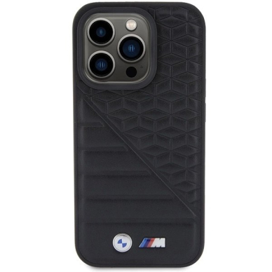BMW Bi Pattern iPhone 15 Pro Dėklas - Juodas 2 BMW Bi Pattern iPhone 15 Pro Dėklas - Juodas 2