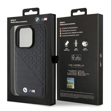 BMW Bi Pattern iPhone 15 Pro Dėklas - Juodas 7