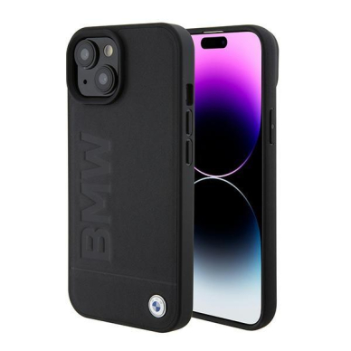 Originalus BMW dėklas BMHMP15SSLLBK iPhone 15 6.1 Juodas Magsafe hardcase Signature Logo Imprint Originalus BMW dėklas BMHMP15SSLLBK iPhone 15 6.1 Juodas Magsafe hardcase Signature Logo Imprint