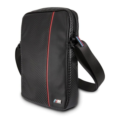 BMW Carbon / Raudonas Stripe 8&quot; Tablet Bag - Juodas 1