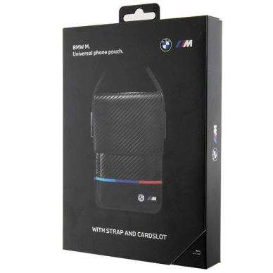 BMW Carbon Tricolor Line Piniginės tipo Bag - Juodas 5