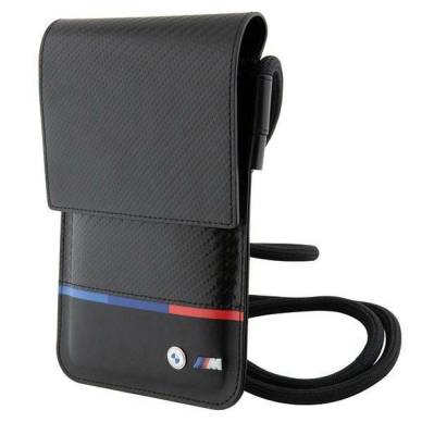 BMW Carbon Tricolor Line Piniginės tipo Bag - Juodas
