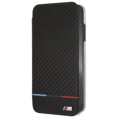 BMW Carbon Tricolor Stripe iPhone XS Max Dėklas - Juodas 1 BMW Carbon Tricolor Stripe iPhone XS Max Dėklas - Juodas 1