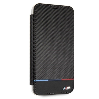 BMW Carbon Tricolor Stripe iPhone XS Max Dėklas - Juodas 3