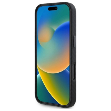 Orginalus BMW Dėklas Carbon Wrapped Metal iPhone 16 Pro Max  - Juodas 4 Orginalus BMW Dėklas Carbon Wrapped Metal iPhone 16 Pro Max  - Juodas 4