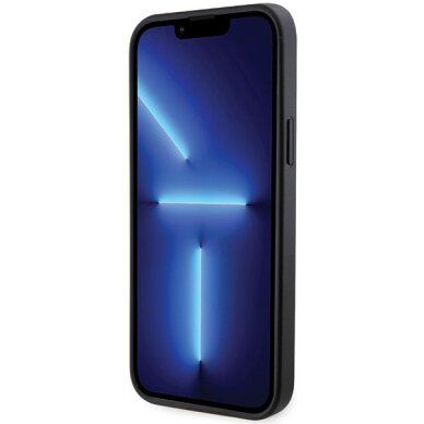 iPhone 14 Plus / 15 Plus BMW Grip Stand Hot Stamp dėklas – juodas 4