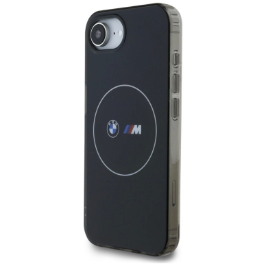 iPhone 16e – BMW IML Metal White Circle MagSafe dėklas - Juodas 1