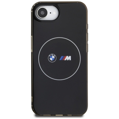 iPhone 16e – BMW IML Metal White Circle MagSafe dėklas - Juodas 2