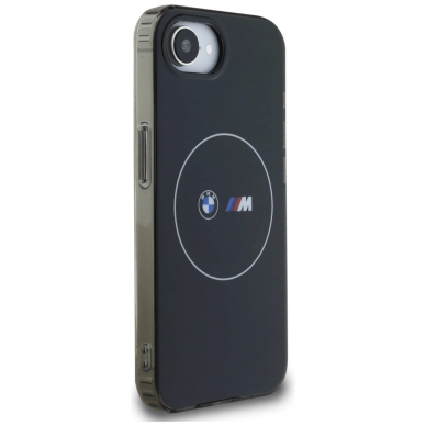 iPhone 16e – BMW IML Metal White Circle MagSafe dėklas - Juodas 3