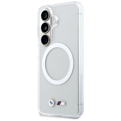 Samsung Galaxy S26 BMW IML Shockproof Metal Logo MagSafe dėklas – skaidrus 1