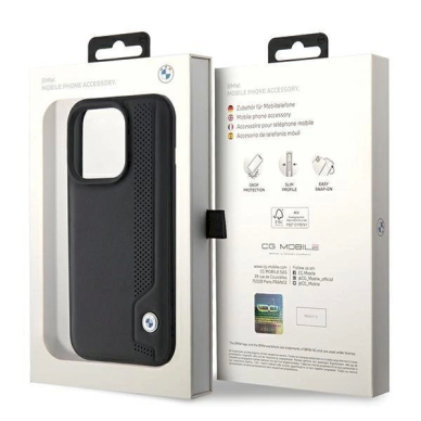 BMW Odinis Mėlynas Dots Dėklas skirtas iPhone 15 Pro - Juodas 7