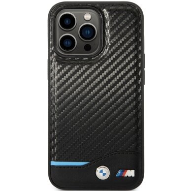 iPhone 13 Pro Max BMW odinis Carbon dėklas – juodas 2 iPhone 13 Pro Max BMW odinis Carbon dėklas – juodas 2