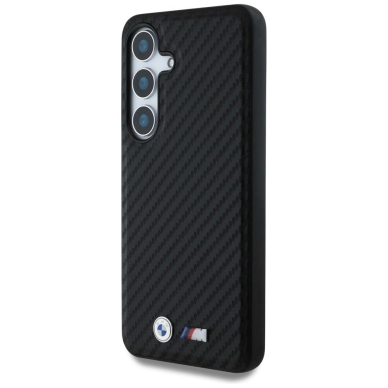 BMW Odinis Carbon MagSafe Dėklas skirtas Samsung Galaxy S25+ - Juodas 1