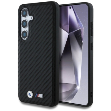 BMW Odinis Carbon MagSafe Dėklas skirtas Samsung Galaxy S25 - Juodas