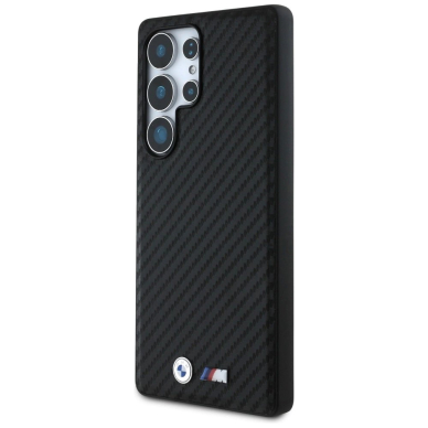 BMW Odinis Carbon MagSafe Dėklas skirtas Samsung Galaxy S25 Ultra - Juodas 1 BMW Odinis Carbon MagSafe Dėklas skirtas Samsung Galaxy S25 Ultra - Juodas 1