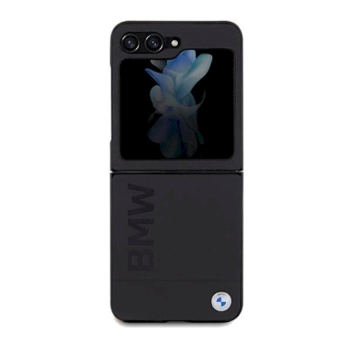 Dėklas BMW Leather Hot Stamp case for Samsung Galaxy Z Flip 5 - Juodas 1 Dėklas BMW Leather Hot Stamp case for Samsung Galaxy Z Flip 5 - Juodas 1