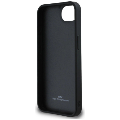 iPhone 16e – BMW Leather Hot Stamp dėklas - Juodas 6