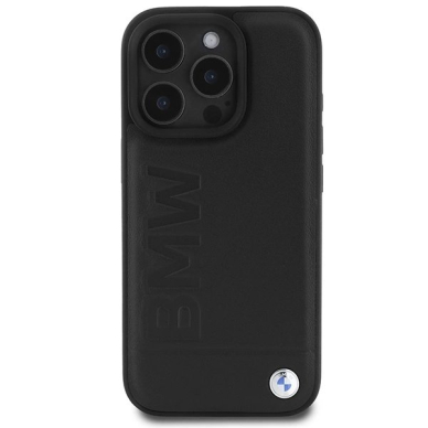 iPhone 16 Pro BMW odinis MagSafe dėklas su įspaustu logotipu – juodas 2