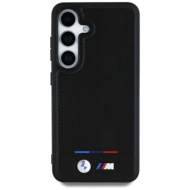 BMW Odinis Tricolor Stripe MagSafe Dėklas skirtas Samsung Galaxy S25 - Juodas 2
