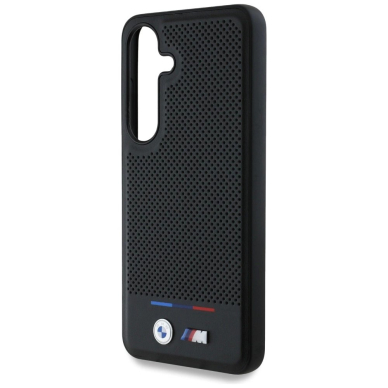 BMW Odinis Tricolor Stripe MagSafe Dėklas skirtas Samsung Galaxy S25 - Juodas 5
