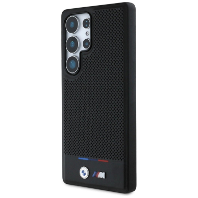 BMW Odinis Tricolor Stripe MagSafena Samsung Galaxy S25 Ultra Dėklas - Juodas 1