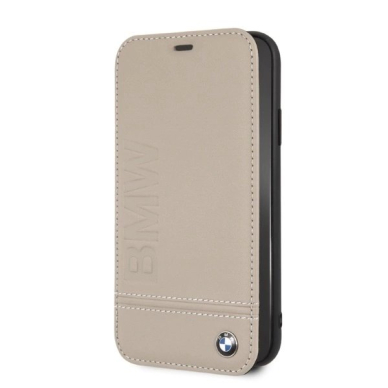 BMW Logo Imprint iPhone Xr Dėklas - Beige 1