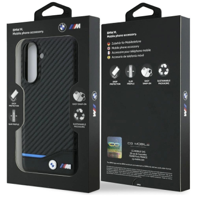 Samsung Galaxy A56 BMW M Carbon dėklas - juodas 6