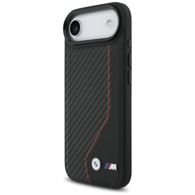 iPhone Air BMW M Carbon Line & Logo dėklas su MagSafe – raudonas 1