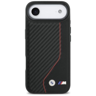 iPhone Air BMW M Carbon Line & Logo dėklas su MagSafe – raudonas 2