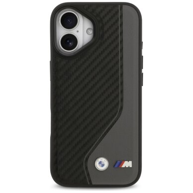 iPhone 17 BMW M Carbon Logo MagSafe dėklas – juodai pilkas 2
