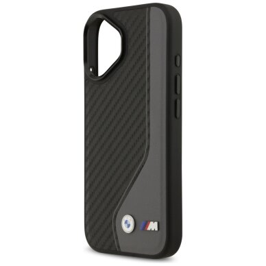 iPhone 17 BMW M Carbon Logo MagSafe dėklas – juodai pilkas 5 iPhone 17 BMW M Carbon Logo MagSafe dėklas – juodai pilkas 5