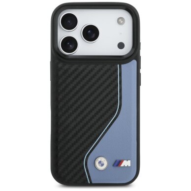 iPhone 17 Pro BMW M Carbon Logo dėklas su MagSafe – mėlynas 2 iPhone 17 Pro BMW M Carbon Logo dėklas su MagSafe – mėlynas 2