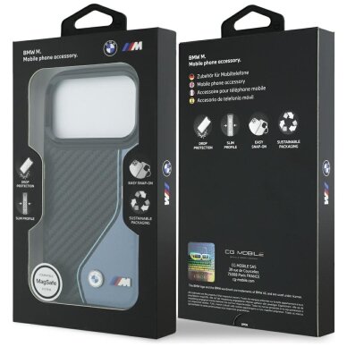 iPhone 17 Pro BMW M Carbon Logo dėklas su MagSafe – mėlynas 7 iPhone 17 Pro BMW M Carbon Logo dėklas su MagSafe – mėlynas 7