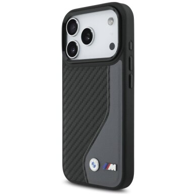 iPhone 17 Pro dėklas BMW M Carbon Logo, MagSafe – grafito 1 iPhone 17 Pro dėklas BMW M Carbon Logo, MagSafe – grafito 1
