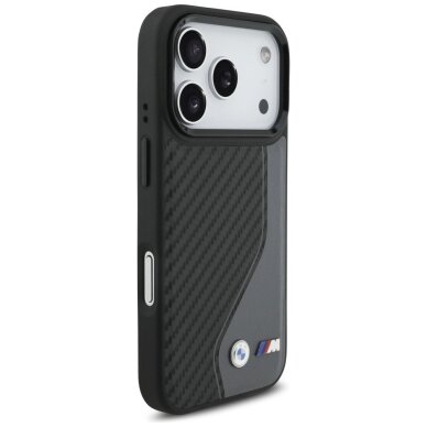 iPhone 17 Pro dėklas BMW M Carbon Logo, MagSafe – grafito 3 iPhone 17 Pro dėklas BMW M Carbon Logo, MagSafe – grafito 3
