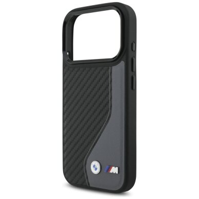 iPhone 17 Pro dėklas BMW M Carbon Logo, MagSafe – grafito 5