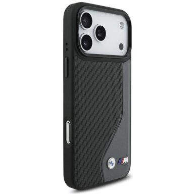 iPhone 17 Pro Max dėklas BMW M Carbon Logo, MagSafe – grafito 3 iPhone 17 Pro Max dėklas BMW M Carbon Logo, MagSafe – grafito 3