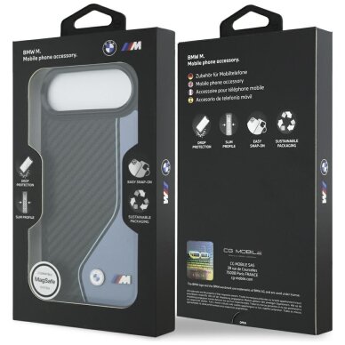 iPhone Air BMW M Carbon Logo dėklas su MagSafe – mėlynas 7