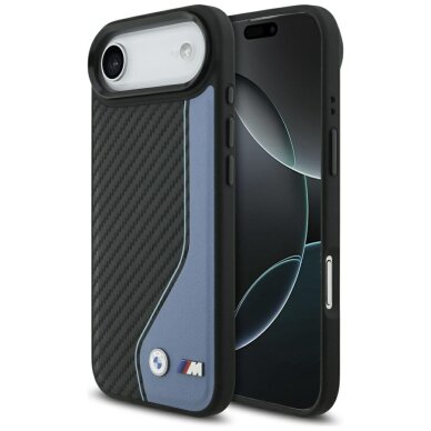 iPhone Air BMW M Carbon Logo dėklas su MagSafe – mėlynas
