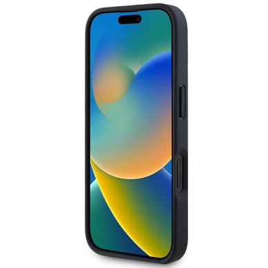 iPhone 16 – BMW M Carbon Tricolor Line MagSafe dėklas - Juodas 4